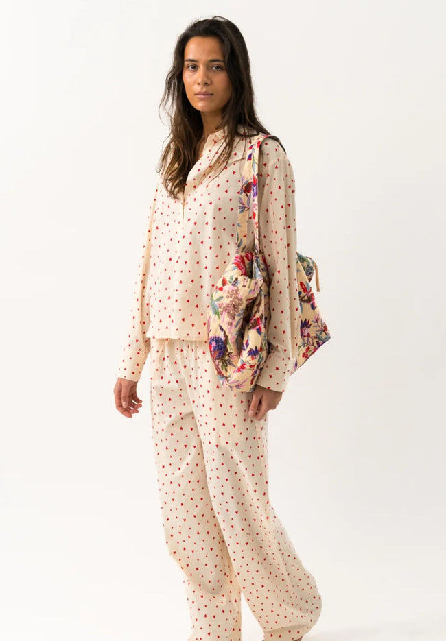 Bleeker Shirt - Red-LOLLYS LAUNDRY-P&amp;K The General Store