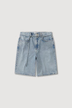 Load image into Gallery viewer, Loose Fit Long Denim Short - Mid Stone Wash-ASSEMBLY LABEL-P&amp;K The General Store
