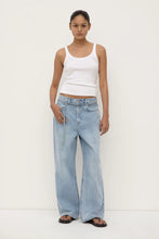 Load image into Gallery viewer, Loose Fit Jean - Mid Stone Wash-ASSEMBLY LABEL-P&amp;K The General Store
