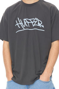 Block Tee Waves - Charcoal-HUFFER-P&amp;K The General Store