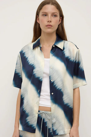 Marabella Silk Short Sleeve Shirt-ASSEMBLY LABEL-P&amp;K The General Store