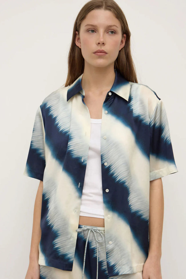 Marabella Silk Short Sleeve Shirt-ASSEMBLY LABEL-P&amp;K The General Store