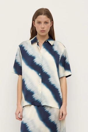 Marabella Silk Short Sleeve Shirt-ASSEMBLY LABEL-P&amp;K The General Store