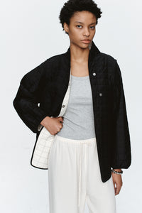 Agnes Jacket - Black/Ivory-MARLE-P&amp;K The General Store