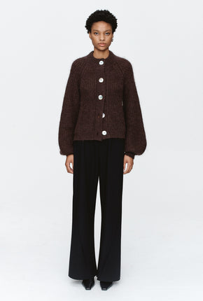 Cait Cardigan - Chocolate-MARLE-P&amp;K The General Store
