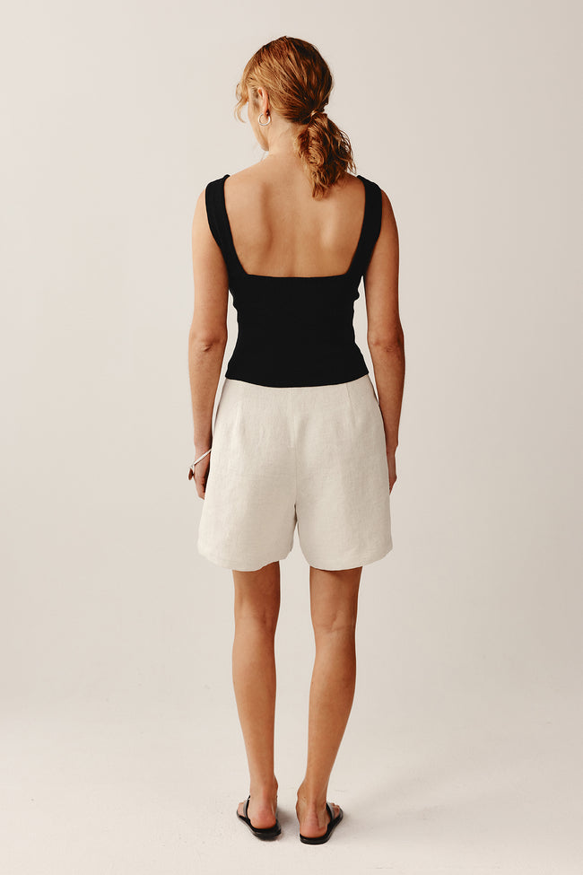 Jacquie Top - Black-MARLE-P&amp;K The General Store
