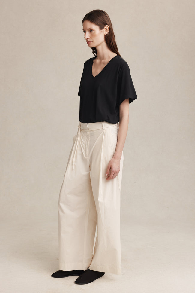 Morrie Pant - Ivory-MARLE-P&amp;K The General Store