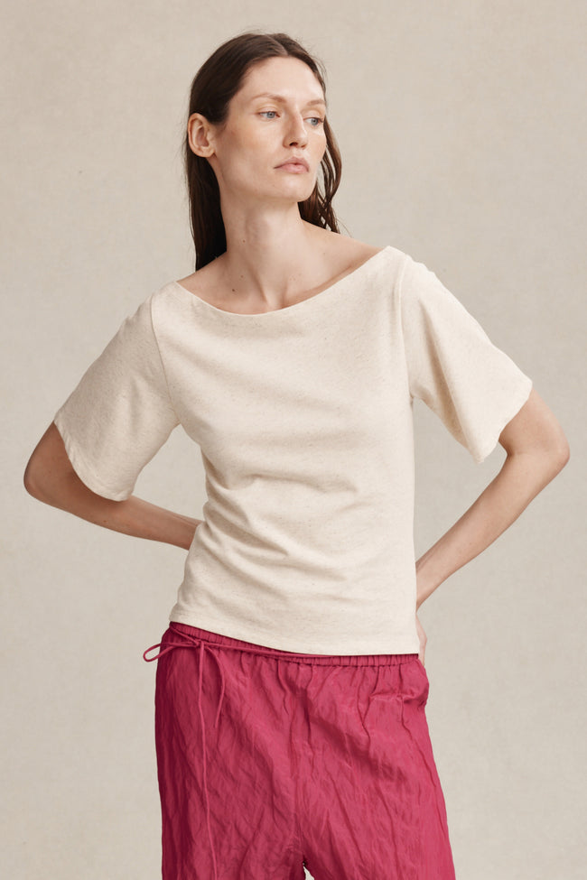Thalia Tee - Oat-MARLE-P&amp;K The General Store