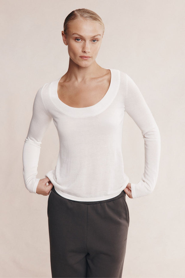Veneda Top - Ivory-MARLE-P&amp;K The General Store