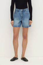 Load image into Gallery viewer, Mid Rise Vintage Denim Short - Classic blue-ASSEMBLY LABEL-P&amp;K The General Store
