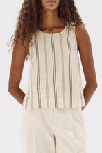 Load image into Gallery viewer, Milos Sleeveless Top - Cream/Black-ASSEMBLY LABEL-P&amp;K The General Store
