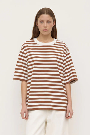 Monte Stripe Tee - Earth/Antique White-ASSEMBLY LABEL-P&amp;K The General Store