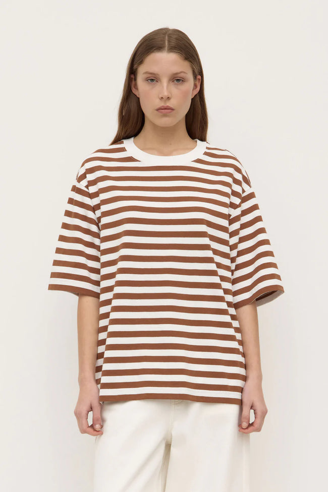 Monte Stripe Tee - Earth/Antique White-ASSEMBLY LABEL-P&amp;K The General Store