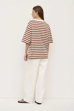 Load image into Gallery viewer, Monte Stripe Tee - Earth/Antique White-ASSEMBLY LABEL-P&amp;K The General Store
