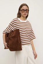 Load image into Gallery viewer, Monte Stripe Tee - Earth/Antique White-ASSEMBLY LABEL-P&amp;K The General Store
