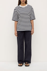 Monte Stripe Tee - Navy/White-ASSEMBLY LABEL-P&amp;K The General Store