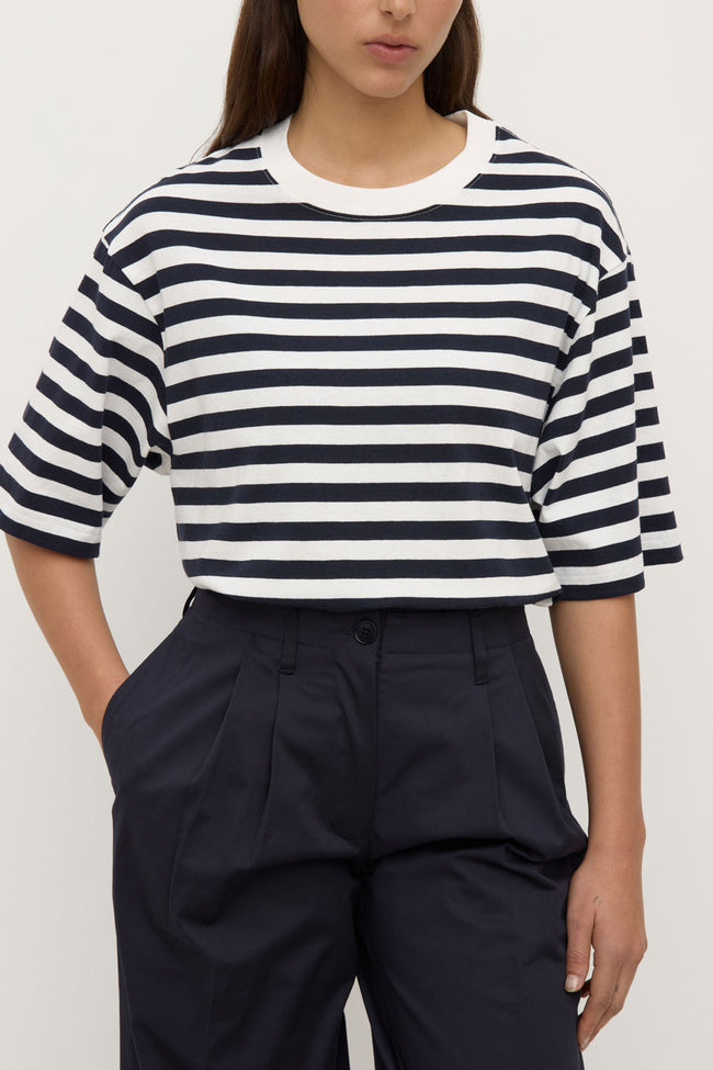 Monte Stripe Tee - Navy/White-ASSEMBLY LABEL-P&amp;K The General Store