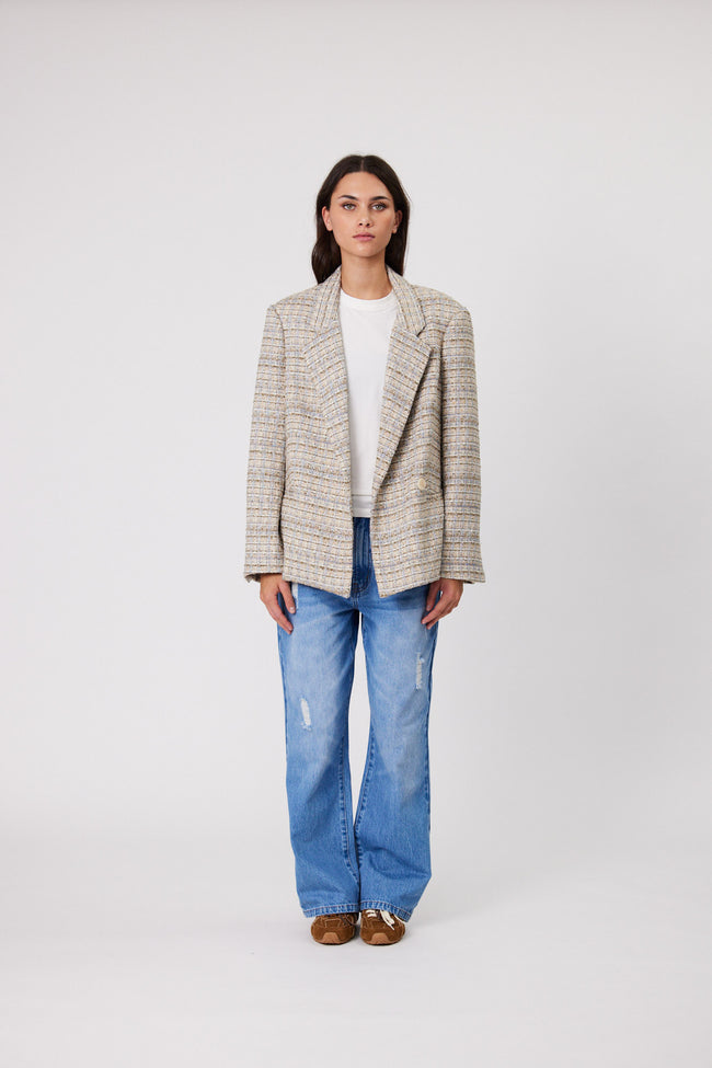 Mali Blazer - Oat Tweed-REMAIN-P&amp;K The General Store