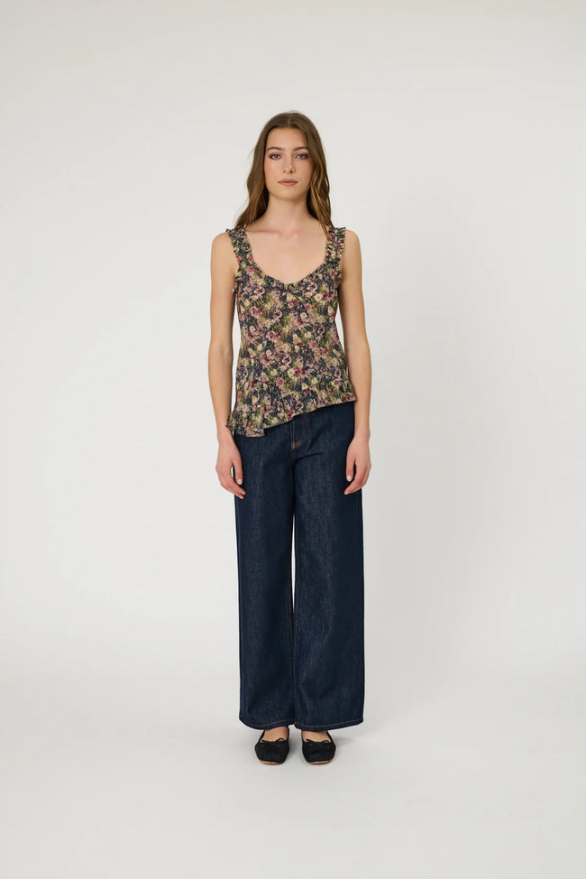 Elora Cami - Floral-REMAIN-P&amp;K The General Store