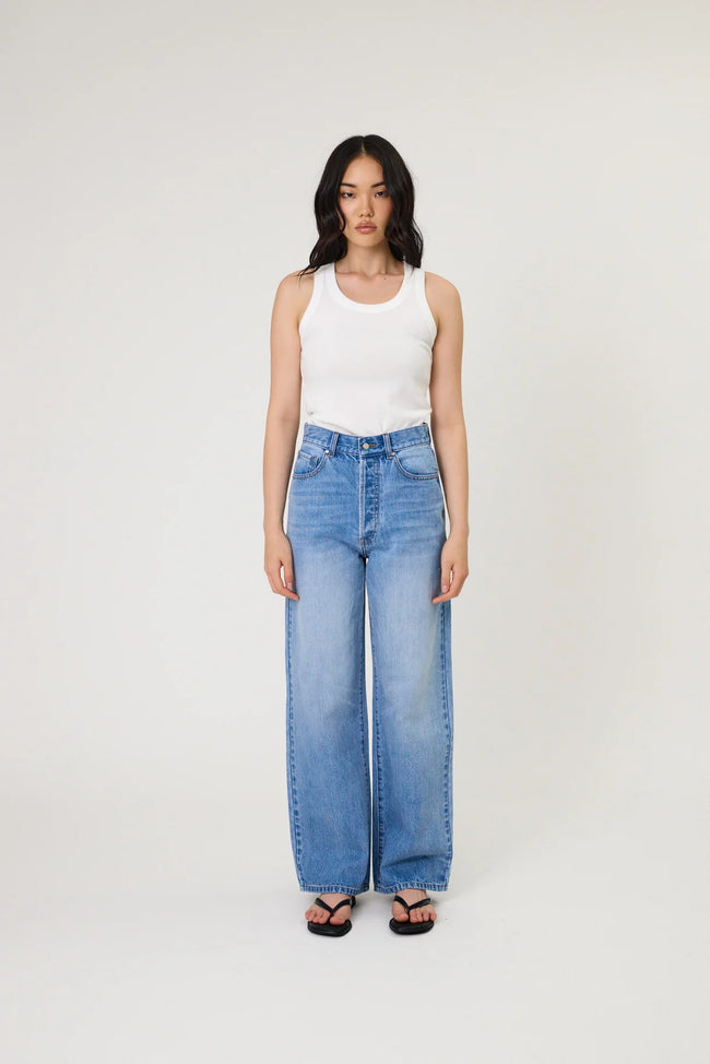 Lila Jeans - Mid Blue-REMAIN-P&amp;K The General Store