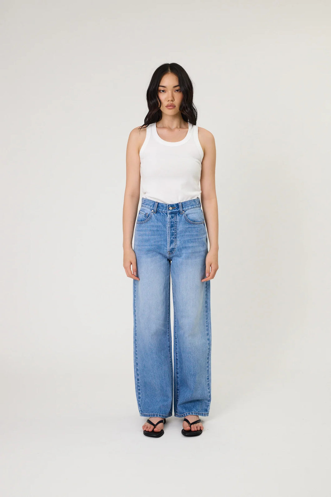 Lila Jeans - Mid Blue-REMAIN-P&K The General Store