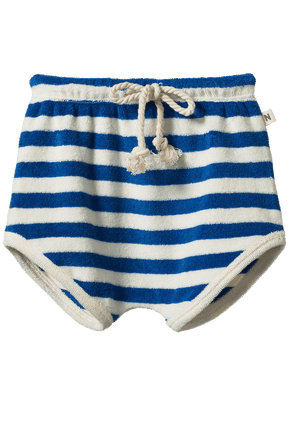 Terry Short - Mariner Stripe-NATURE BABY-P&amp;K The General Store