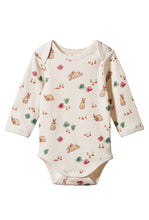 Load image into Gallery viewer, Long Sleeve Bodysuit - Country Bunny Print-NATURE BABY-P&amp;K The General Store
