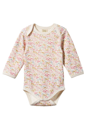 Long Sleeve Bodysuit - Wildflower Mountain Print-NATURE BABY-P&amp;K The General Store