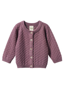 Piper Cardigan - Twilight Basket Knit-NATURE BABY-P&amp;K The General Store