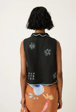 Load image into Gallery viewer, Tuva Vest - Charcoal Embroidery-NANCY BIRD-P&amp;K The General Store
