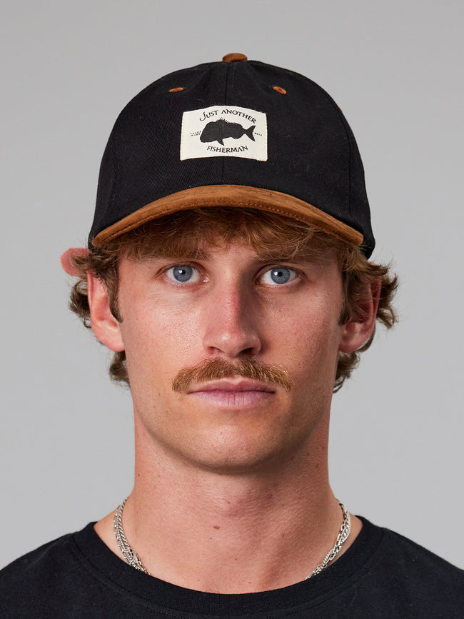 Old Sea Dog Cap - Black/Brown-Just Another Fisherman-P&amp;K The General Store