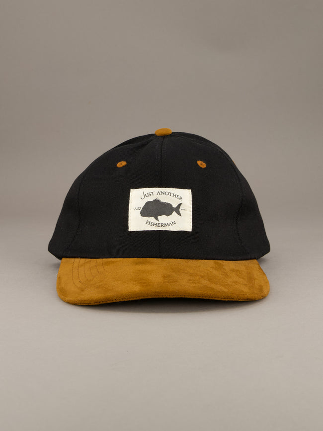 Old Sea Dog Cap - Black/Brown-Just Another Fisherman-P&amp;K The General Store