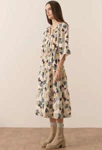 Gatsby Tiered Dress - Gatsby Print-POL-P&amp;K The General Store