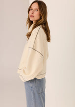 Load image into Gallery viewer, Jude Wool Knit - Ivory/Charcoal-POL-P&amp;K The General Store
