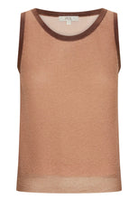 Load image into Gallery viewer, Kaspar Layered Tank - Pink/Toffee
