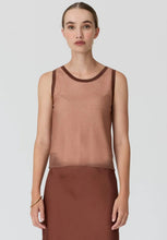 Load image into Gallery viewer, Kaspar Layered Tank - Pink/Toffee
