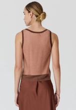 Load image into Gallery viewer, Kaspar Layered Tank - Pink/Toffee
