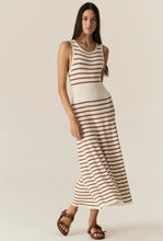 Load image into Gallery viewer, Luca Dress - White/Camel-POL-P&amp;K The General Store
