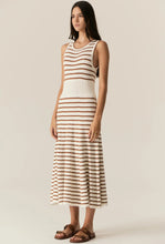 Load image into Gallery viewer, Luca Dress - White/Camel-POL-P&amp;K The General Store
