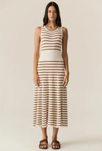 Load image into Gallery viewer, Luca Dress - White/Camel-POL-P&amp;K The General Store
