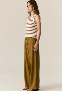 Luca Tank - White/Camel-POL-P&amp;K The General Store