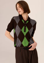 Load image into Gallery viewer, Meira Argyle Knit-POL-P&amp;K The General Store
