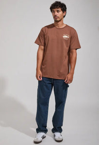 Snapper Sea Tee - Brown-Just Another Fisherman-P&amp;K The General Store