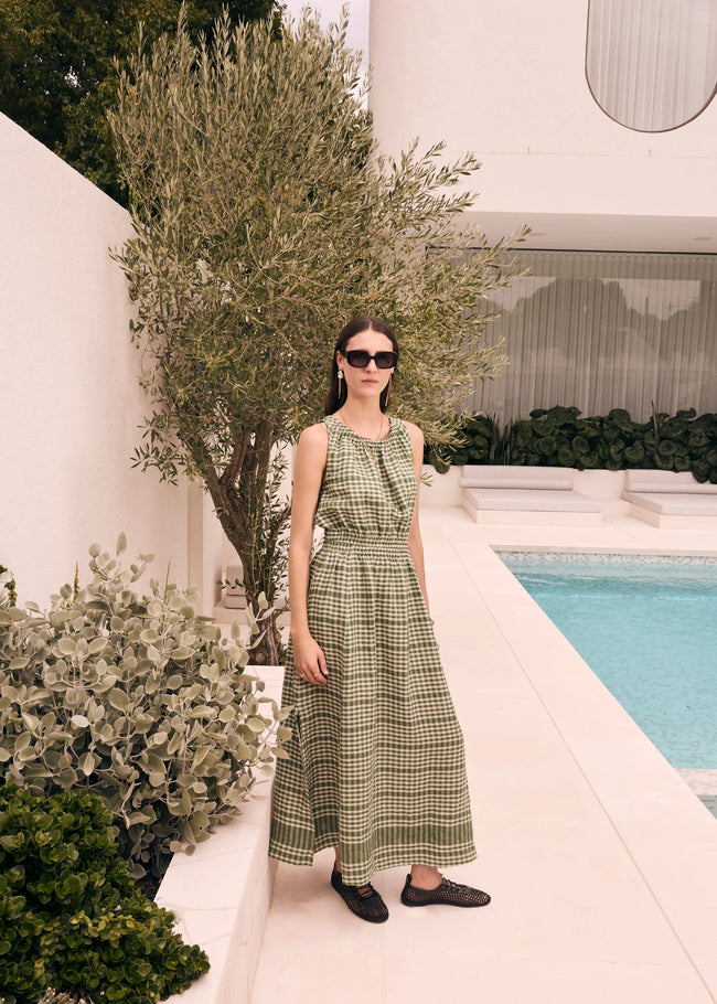 Lume Dress - Gingham-POL-P&amp;K The General Store