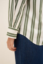 Load image into Gallery viewer, Petra Shirt - Forest Stripe-KOWTOW-P&amp;K The General Store
