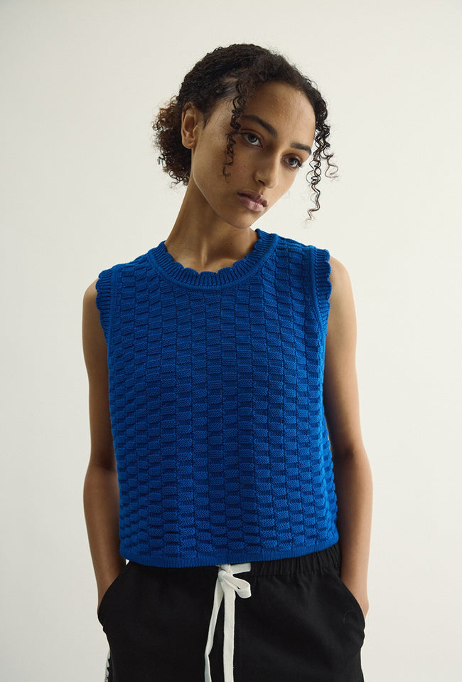 Ruth Top - Electric Blue-PHARLAIN-P&amp;K The General Store