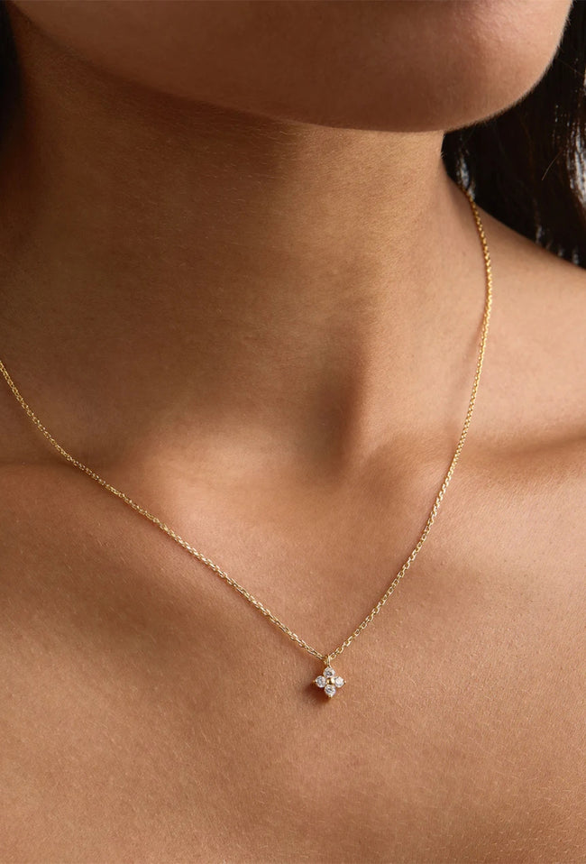 Crystal Bloom Necklace-BY CHARLOTTE-P&amp;K The General Store