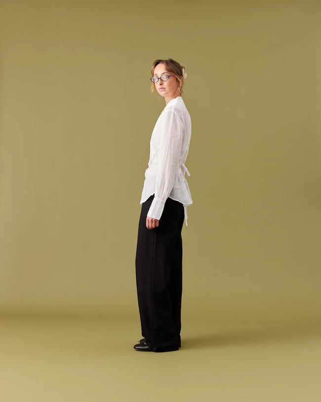 Casper Tuxedo Shirt - White-RUBY-P&amp;K The General Store