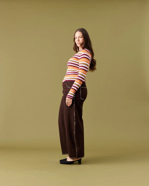 Emma Knit L/S - Berry Ripple Stripe-RUBY-P&amp;K The General Store