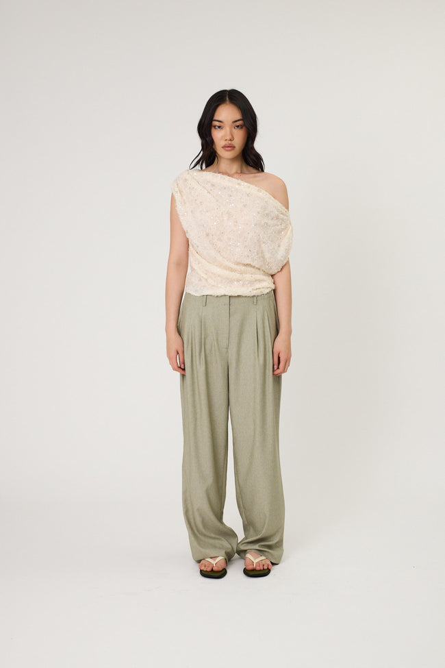 Amara Pants - Seaweed-REMAIN-P&amp;K The General Store